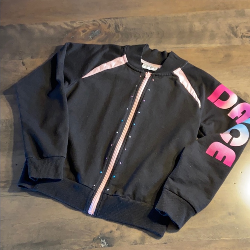 Girls zip up track jacket